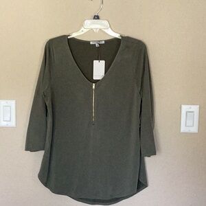 Women’s blouse olive green